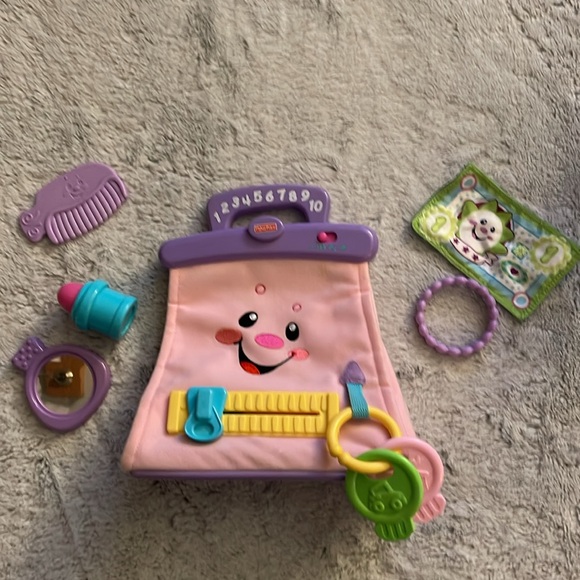 Fisher Price Take Along 1st Purse Toddler Toy  face pink
Carry - Picture 2 of 6